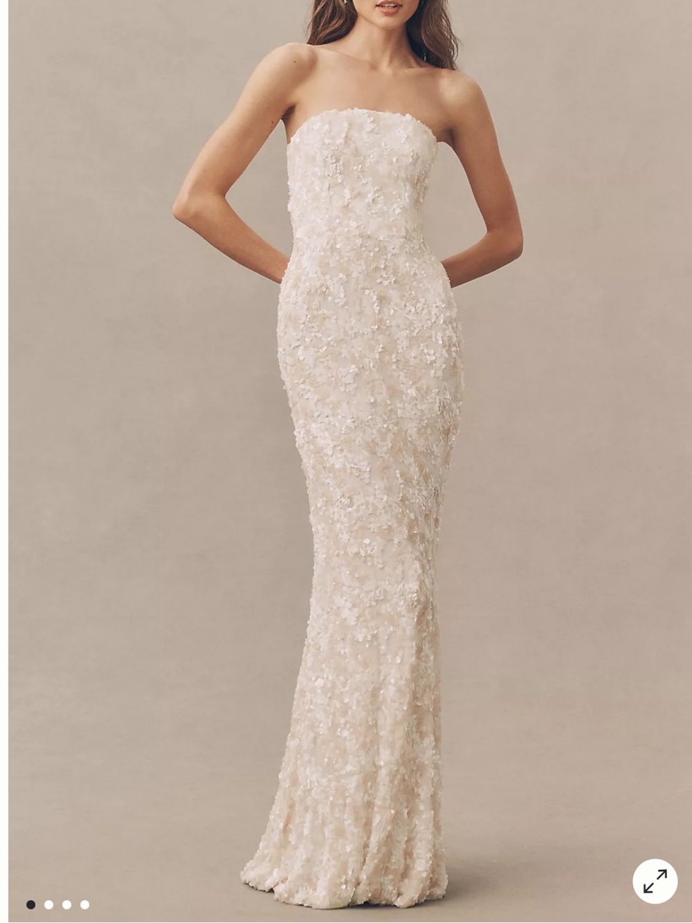 Helsi Helen Gown Strapless Mermaid Maxi Dress
